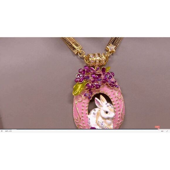 Kirks Folly Bunny Kisses Magic Magnetic Enhancer Pendant - Picture 4 of 4